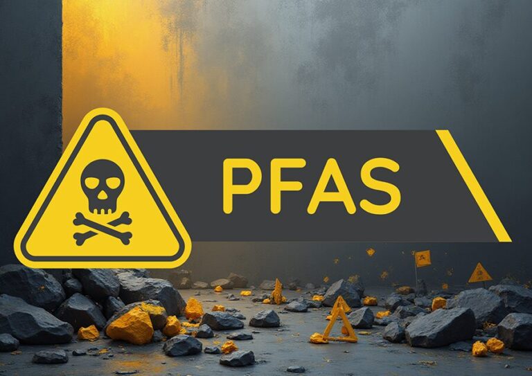 PFAS hazard warning graphic